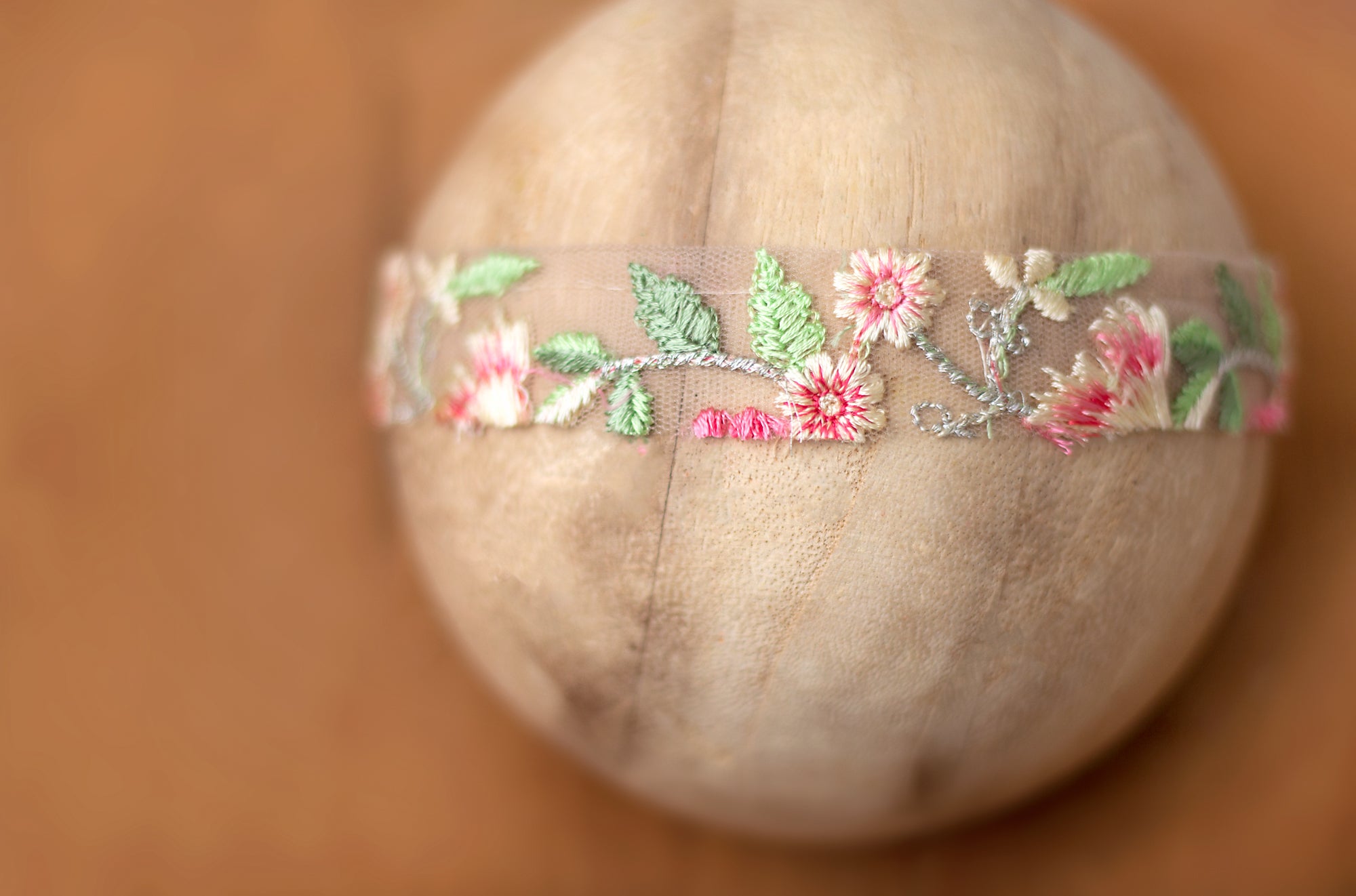Alouette Embroidered Band in Pink